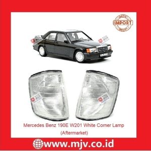 Mercedes Benz 190E W201 White Corner Lamp - KANAN