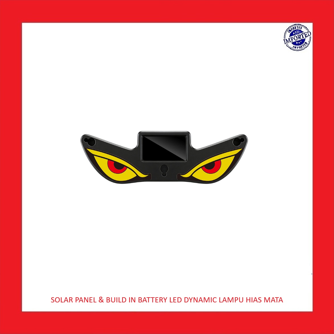 LAMPU LED DYNAMIC DEVIL'S EYES BERTENAGA SURYA DAN BATERAI BUILD IN UNTUK SEGALA MOBIL - Gambar 3