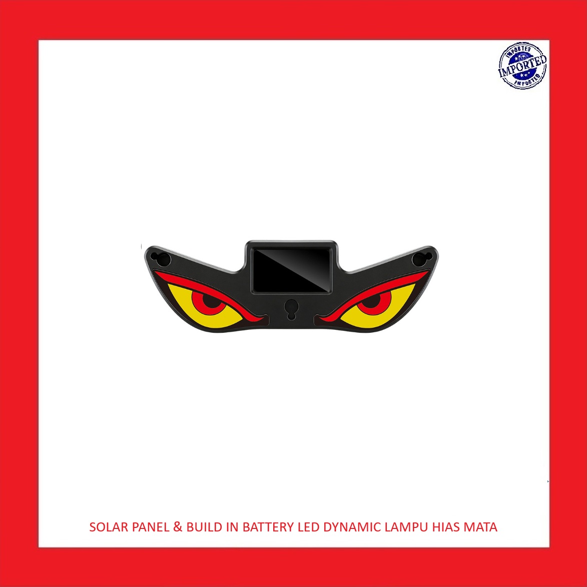 LAMPU LED DYNAMIC DEVIL'S EYES BERTENAGA SURYA DAN BATERAI BUILD IN UNTUK SEGALA MOBIL - Gambar 4