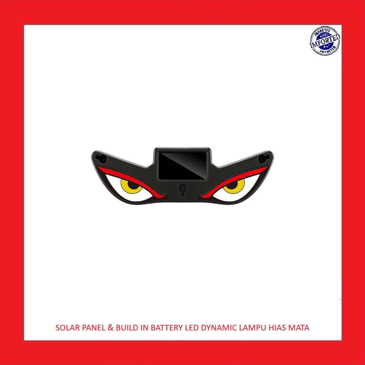 LAMPU LED DYNAMIC DEVIL'S EYES BERTENAGA SURYA DAN BATERAI BUILD IN UNTUK SEGALA MOBIL - Gambar 5