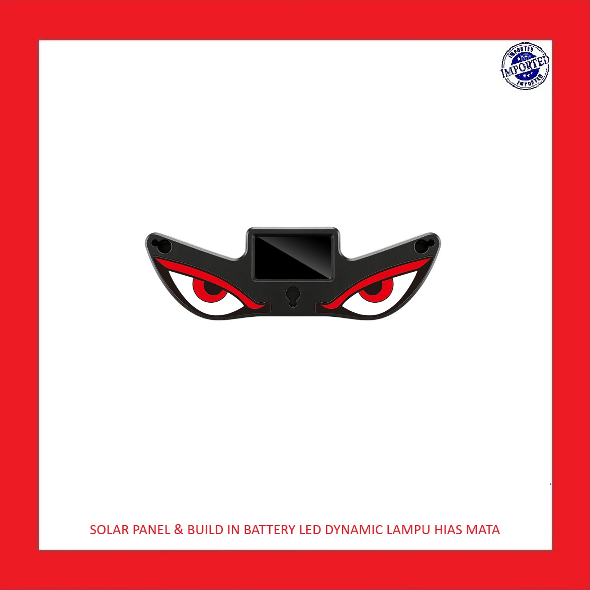 LAMPU LED DYNAMIC DEVIL'S EYES BERTENAGA SURYA DAN BATERAI BUILD IN UNTUK SEGALA MOBIL - Gambar 2