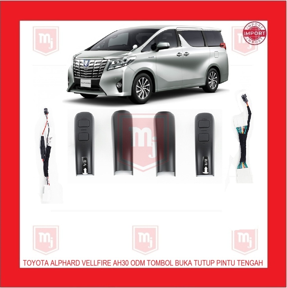 TOYOTA ALPHARD VELLFIRE AH30 2015-2023 TOMBOL PINTU SLIDING DOOR - Gambar 2