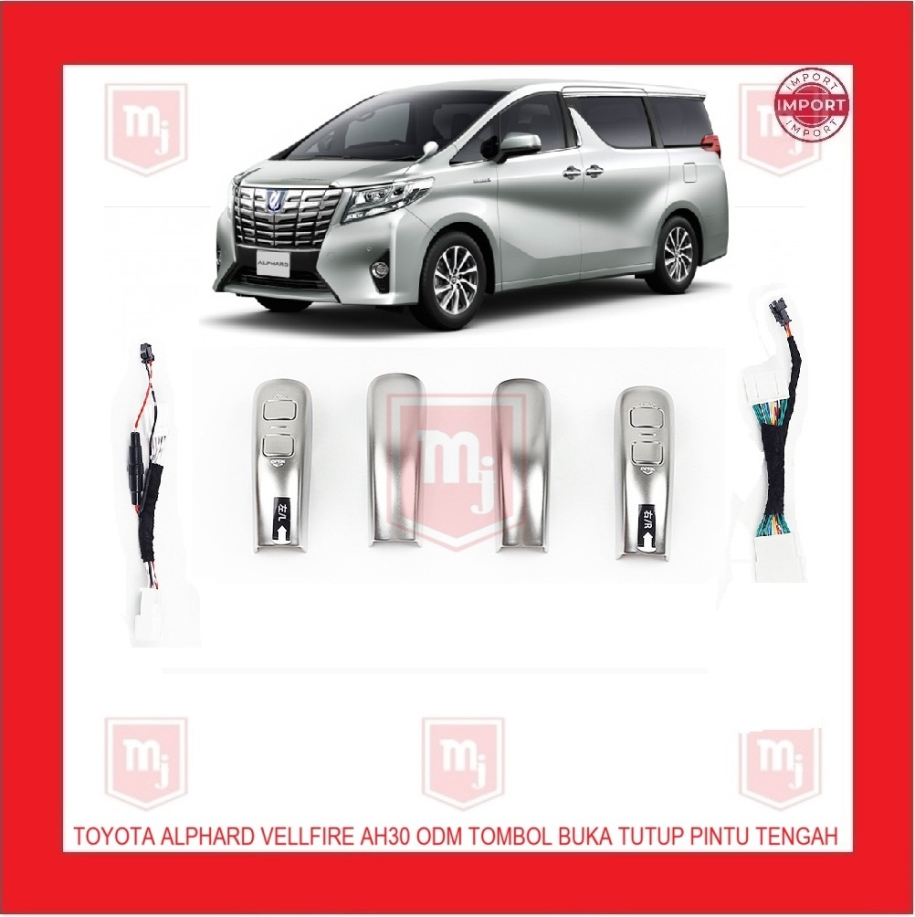 TOYOTA ALPHARD VELLFIRE AH30 2015-2023 TOMBOL PINTU SLIDING DOOR